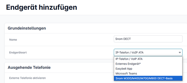 screenshot Endger&auml;t hinzuf&uuml;gen